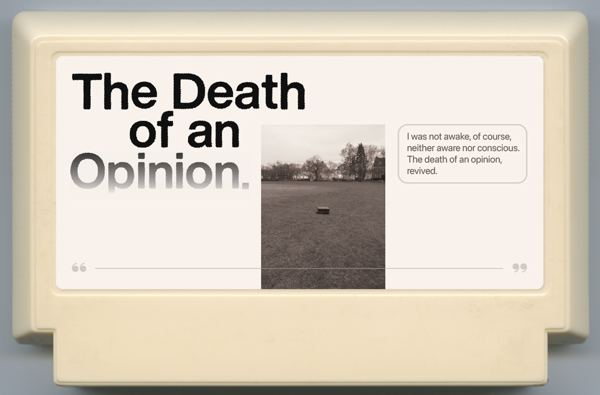 The Death of an Opinion.