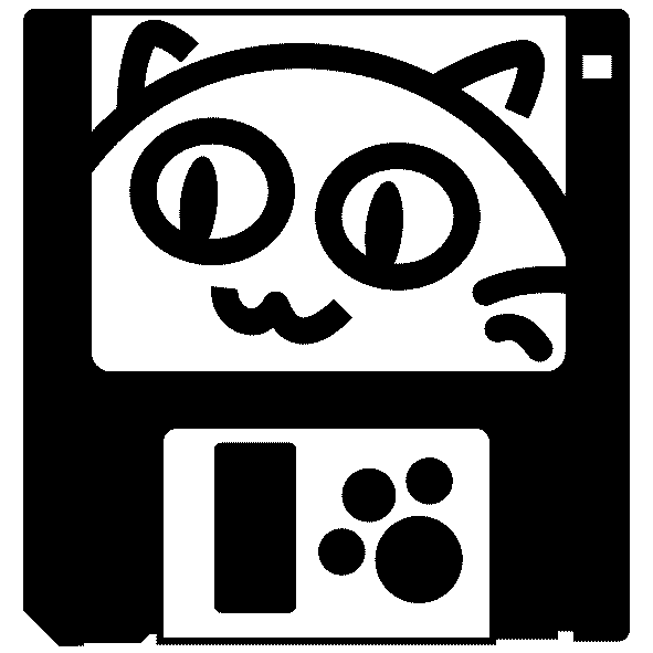 黑猫飞扑！ logo