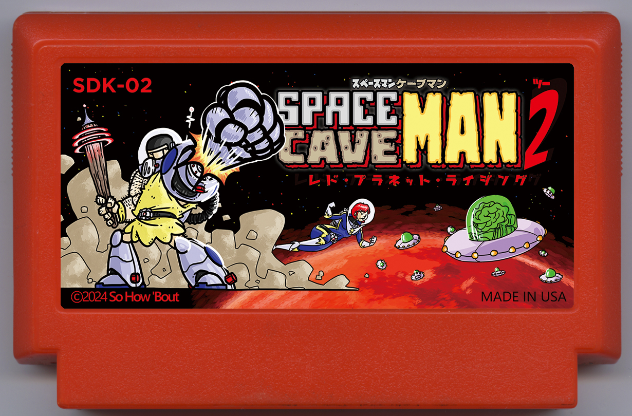 Spaceman Caveman 2: Red Planet Rising cover